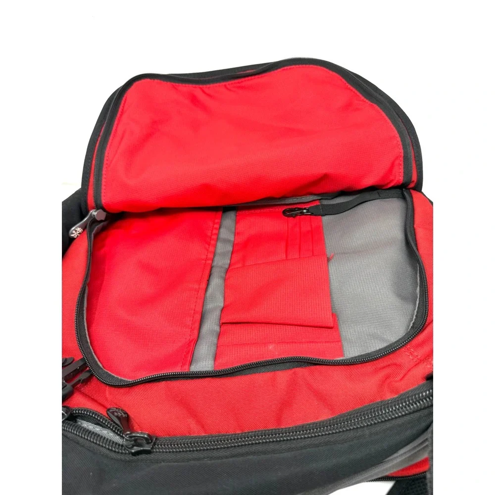 Crumpler Dry Red No. 5 Laptop Backpack Grey Black Red 17L Commuter Bag